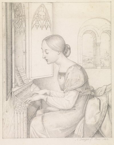 Saint Cecilia by Joseph Anton Draeger